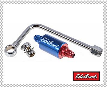 EDELBROCK PRZEWÓD GAŹNIKA -6AN Z FILTREM 