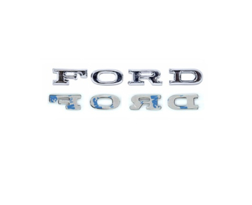 Emblem FORD na maskę 1967 PRZYKLEJANY