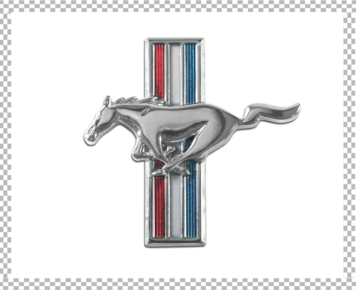 EMBLEM KONIK NA BŁOTNIK 64-66 All ( 67-68 6cyl) LH