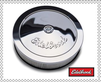 EDELBROCK FILTR POWIETRZA Chrome 14 Inch