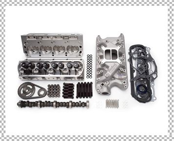 Edelbrock 2027 - E-Street Top End Kit, Small Block Ford, 321HP